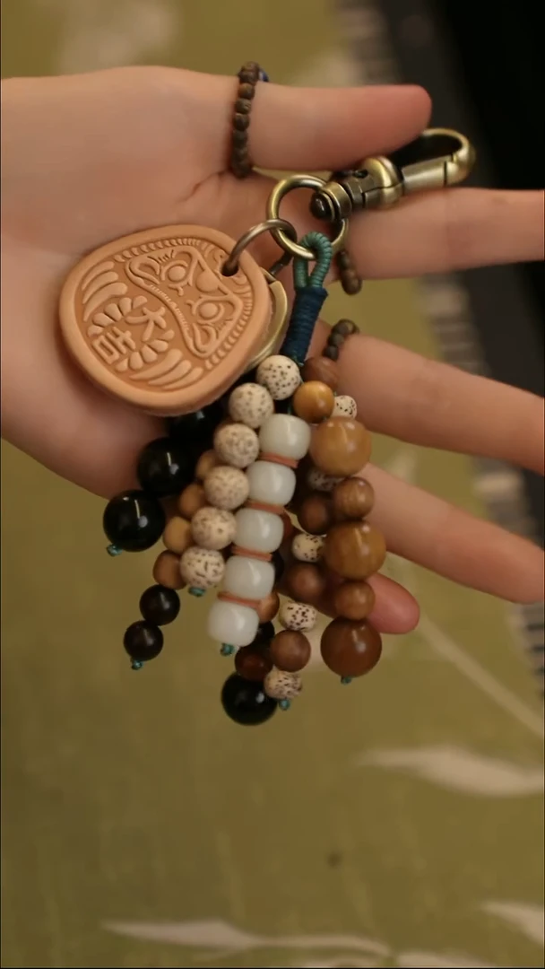 金丝楠其他金丝楠木设计款钥匙扣-=