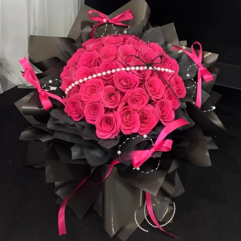 陪伴和温暖-33朵弗洛伊德玫瑰生日鲜花表白花束送女友送男友送朋友生日礼物花店鲜花配送上门