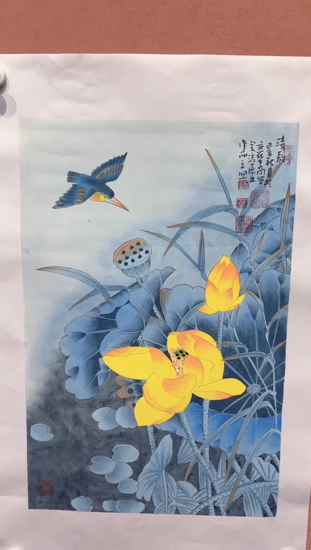国画师立照老师国画作品