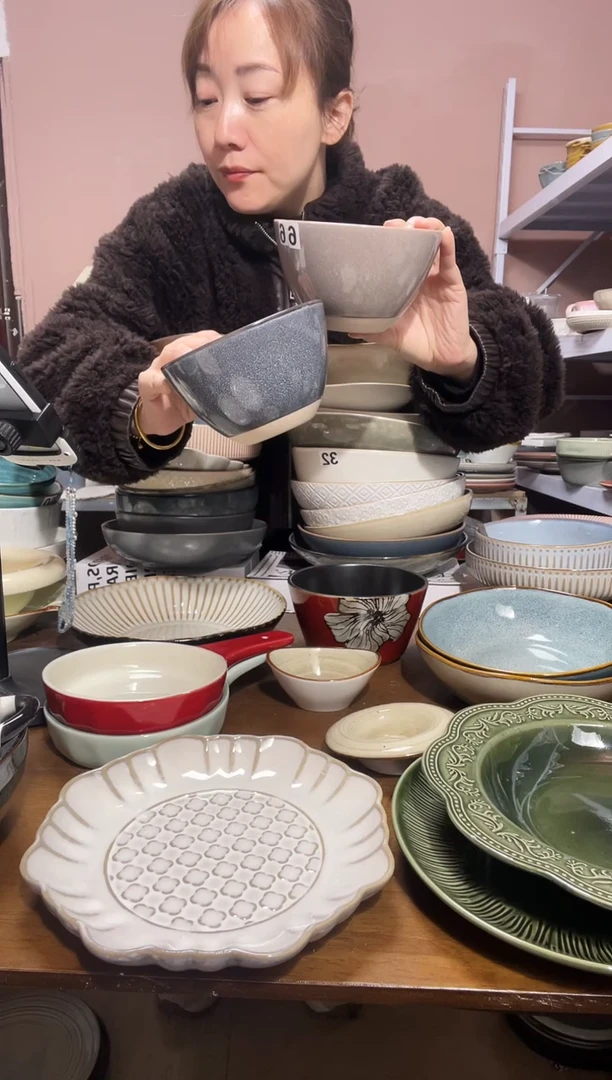 陶瓷微瑕（2个装）无花果面碗