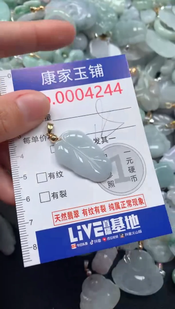 颈饰未镶嵌翡翠4244