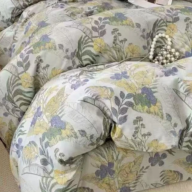 【青莎】床单-加大巴黎画染-绿-230*250cm大床单