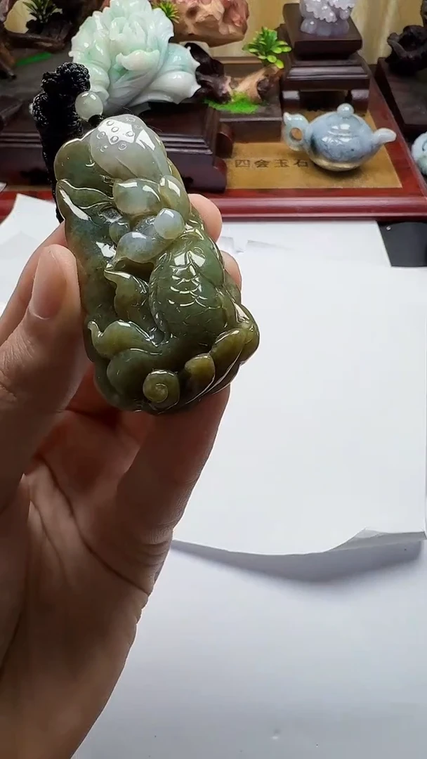 吊坠(不含链)未镶嵌翡翠1