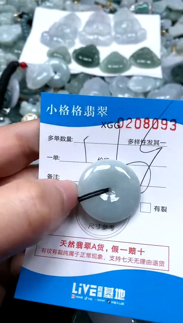 【闪购商品】翡翠颈饰未镶嵌闪购商品0208093