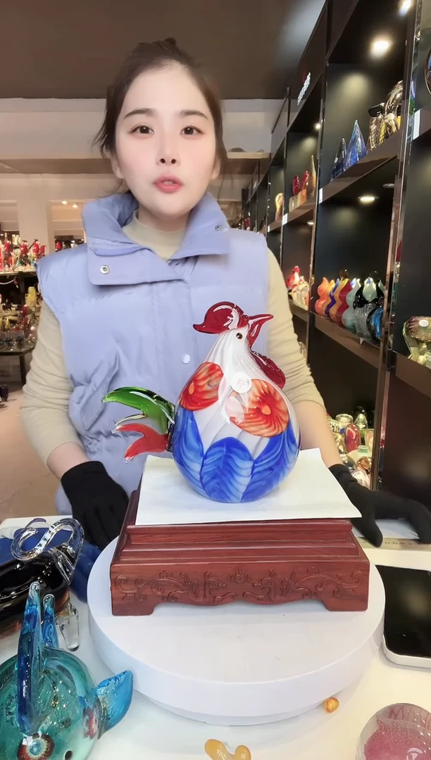 【闪购商品】茶盏琉璃摆件家居摆件