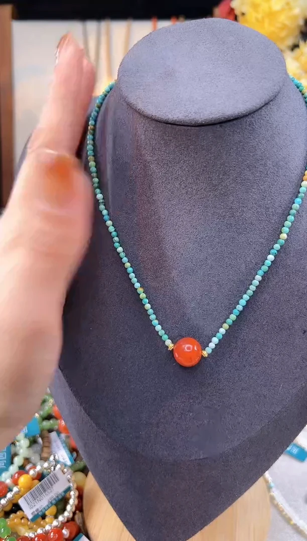 【闪购商品】绿松石颈饰未镶嵌@@16850