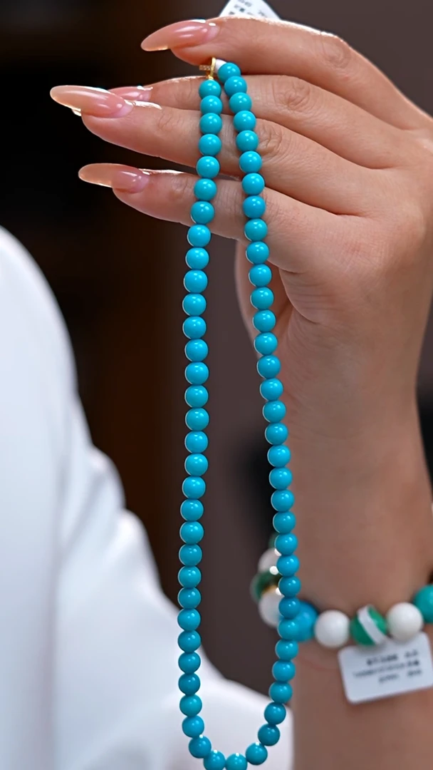 未镶嵌绿松石项链路*岚1