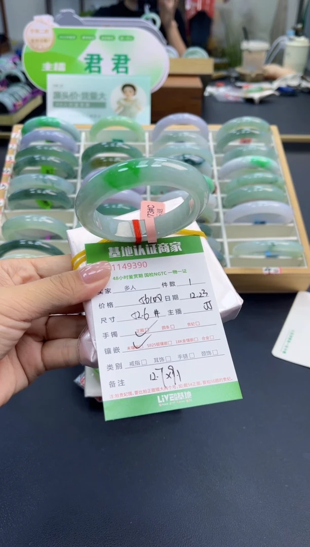 未镶嵌手镯翡翠多人