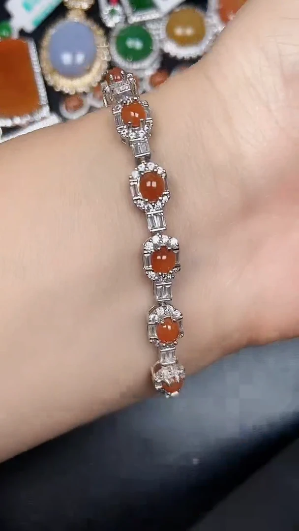 银S925镶嵌戒指翡翠2900