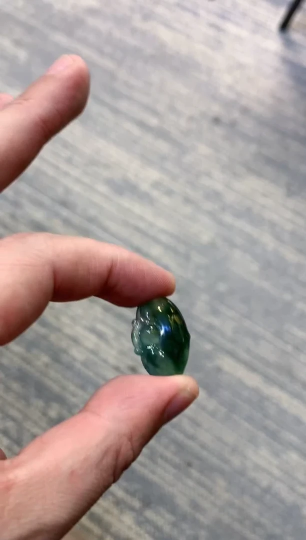 颈饰未镶嵌翡翠天然A货翡翠