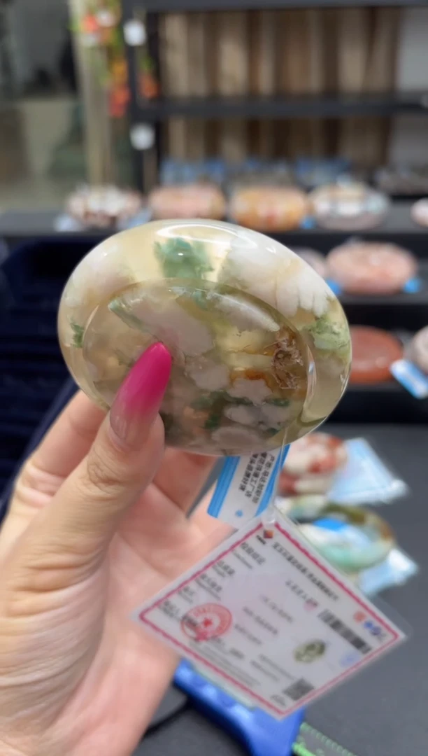 未镶嵌手镯石英质玉337(57圈赠送镯心)玉化纹