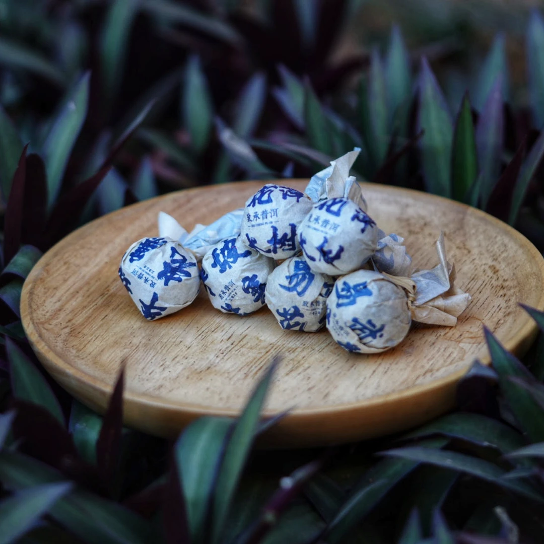 三款龙珠品鉴丨2024年云南普洱生茶头春头采48克