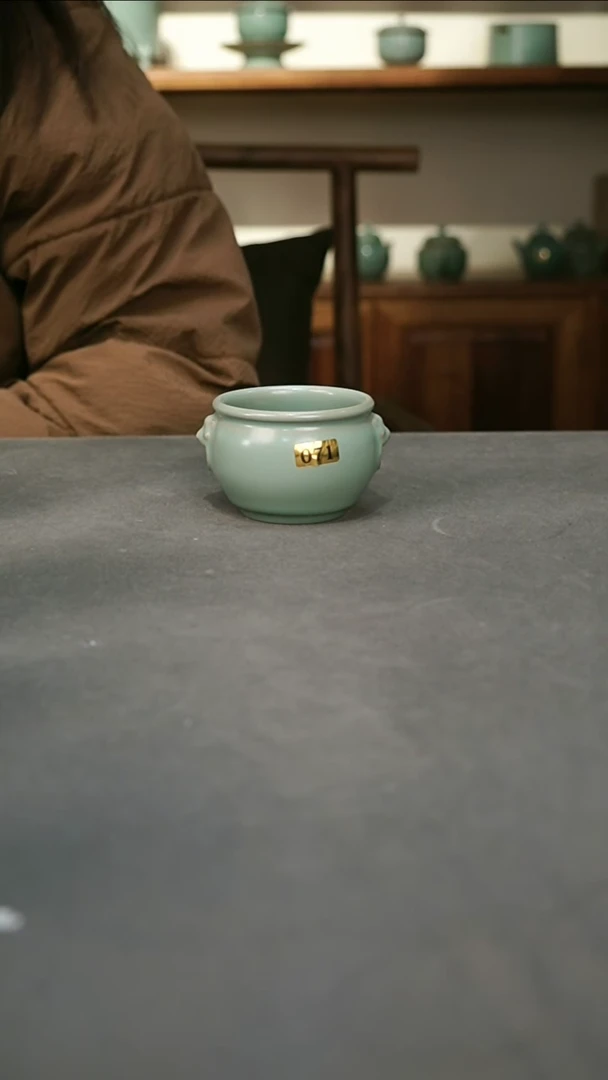 【闪购商品】君子汝瓷【虎头缸杯】一级071