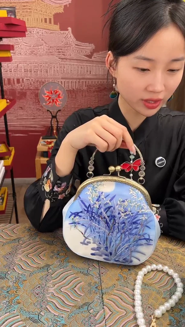 【闪购商品】刺绣苏绣手工刺绣包包