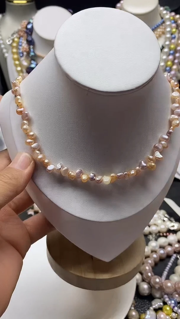 颈饰未镶嵌淡水珍珠多人