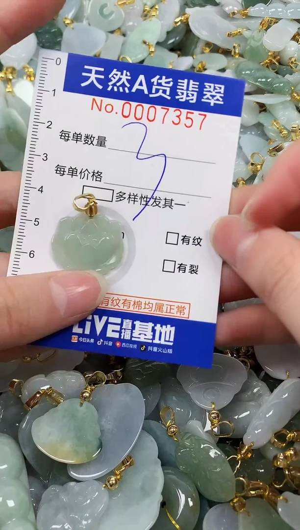 颈饰未镶嵌翡翠纯天然a货翡翠