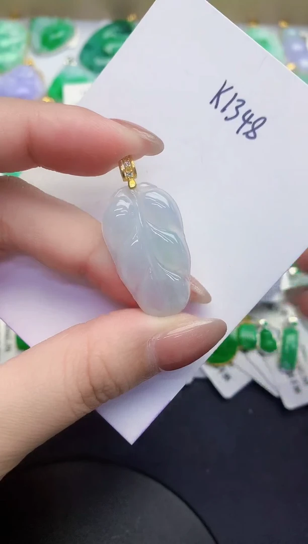 颈饰未镶嵌翡翠缅甸天然翡翠A货