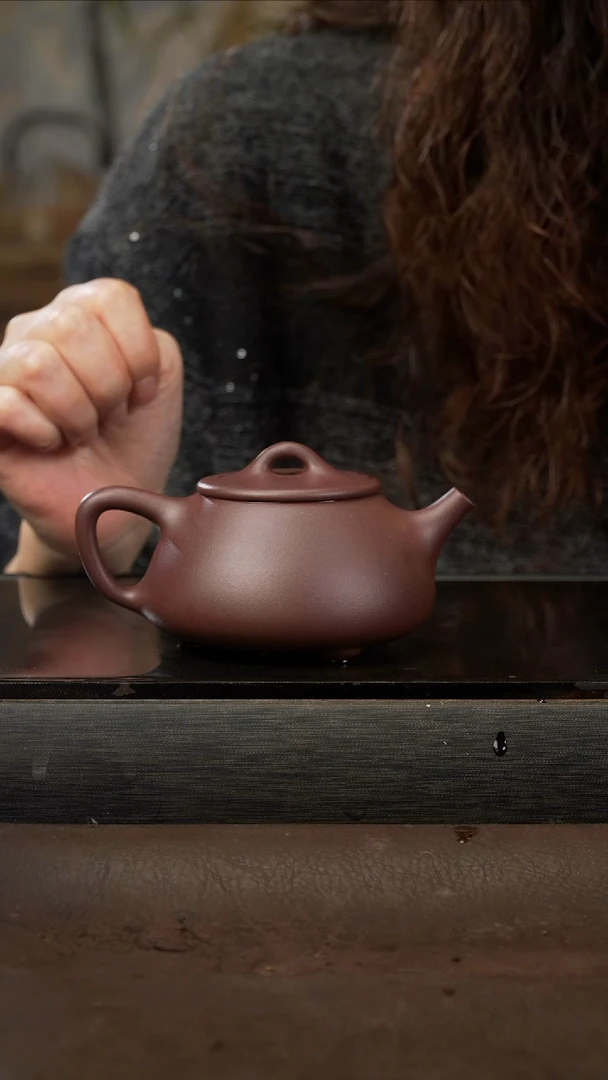 茶壶紫砂19 石瓢 紫泥