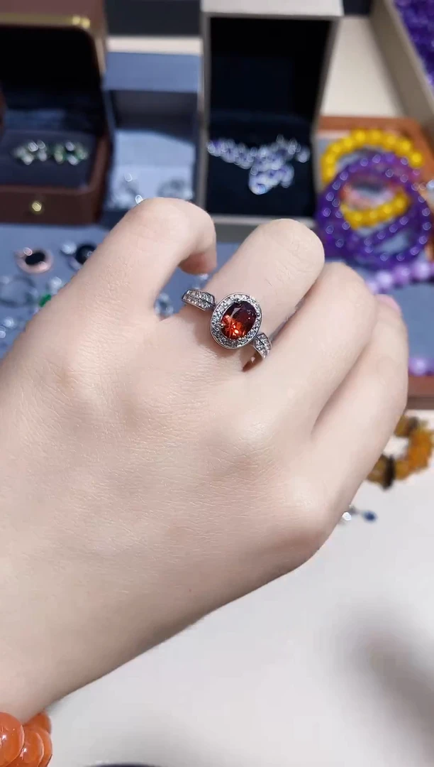 【闪购商品】石榴石戒指未镶嵌多样性 发其一  【24】