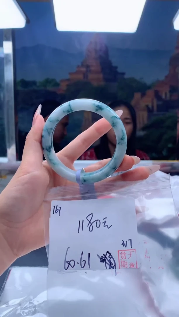 【闪购商品】定制翡翠未镶嵌毛货手镯需精细抛光/手镯167