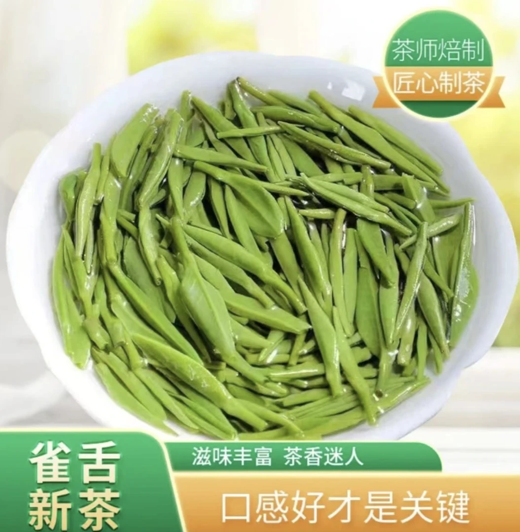 买半斤送半斤高山云雾浓香型明前绿茶雀舌毛尖茶叶