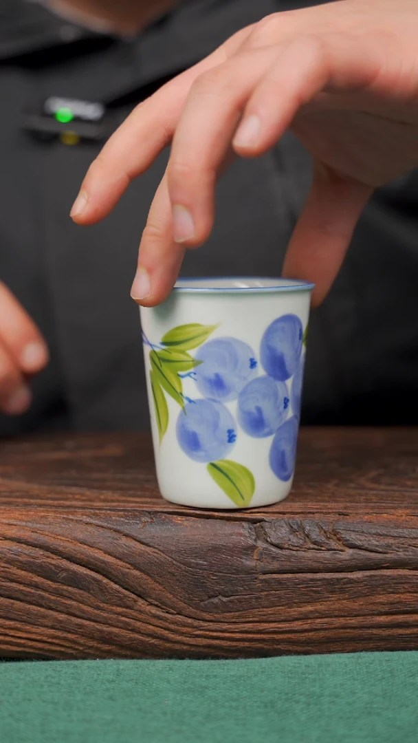 【闪购商品】瓷片19景德镇杯釉下手工手绘瓷器