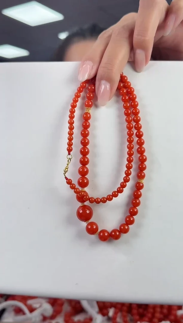 未镶嵌珠串南红玛瑙多样发其一/HS160278804299