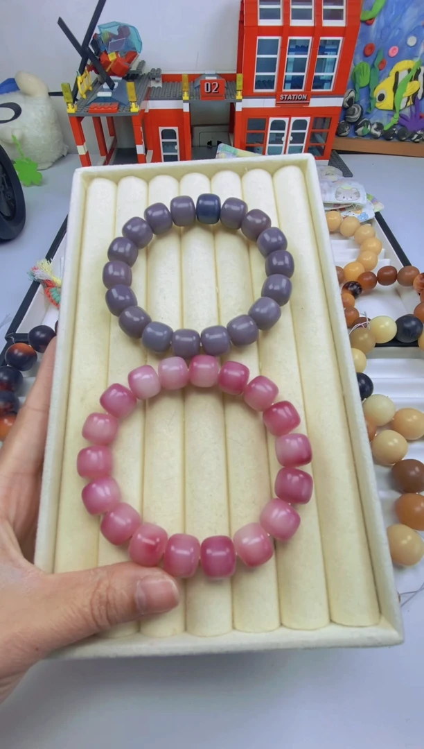 手串菩提根/象牙果手工干磨卡13桶珠一套