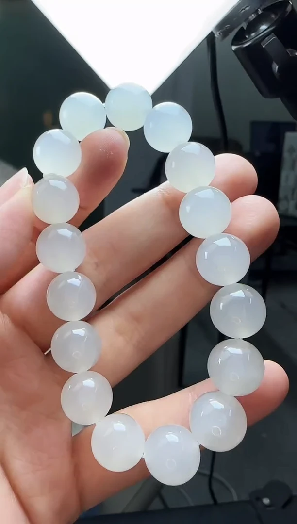 未镶嵌手串和田玉JJD0104077多样性发一