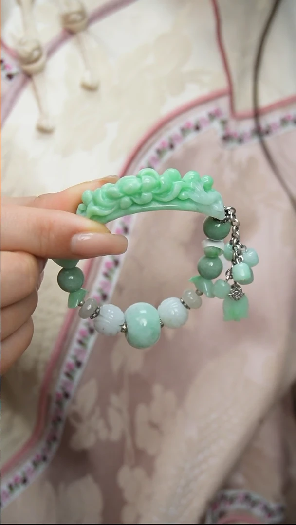 未镶嵌手链翡翠48        -+