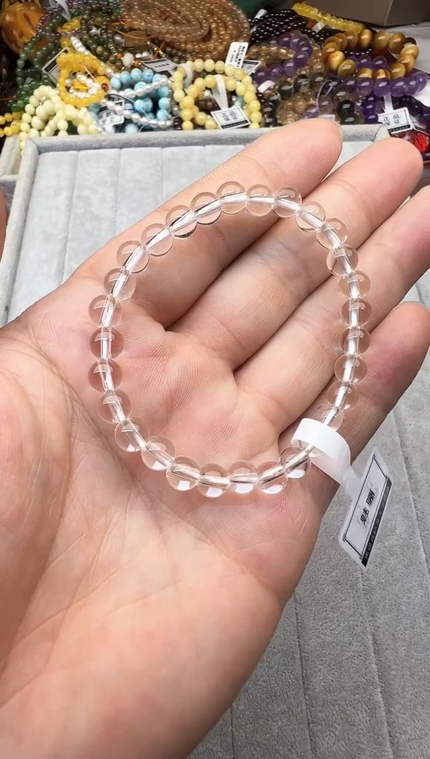 水晶手串未镶嵌6666666