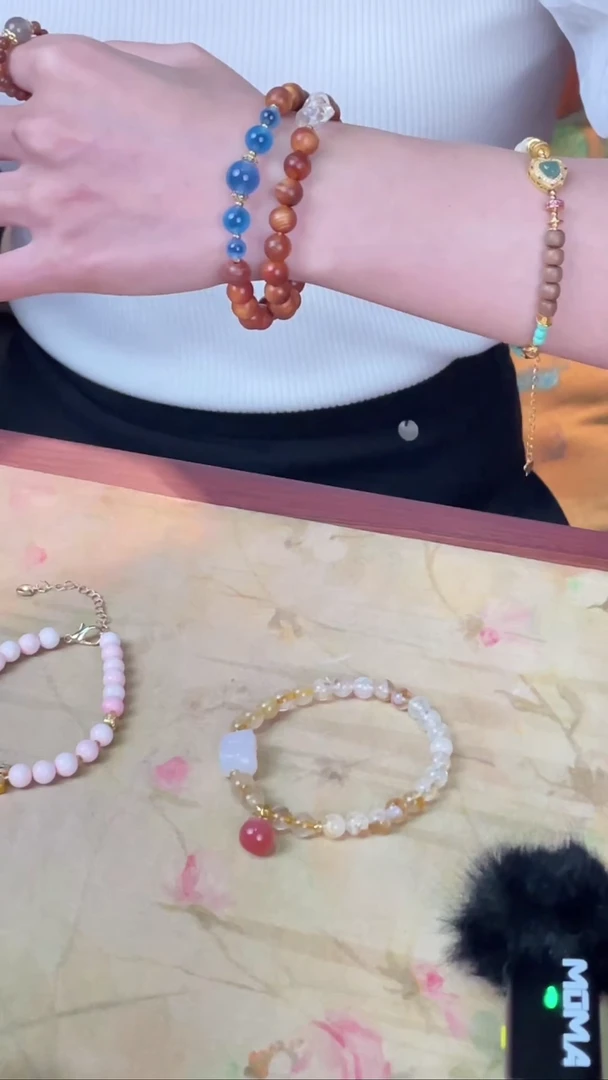 柏木手串/手链克莱因蓝-+崖柏双圈手串