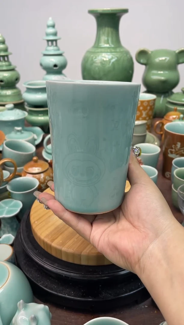 特价福利 微瑕 慧仙青瓷