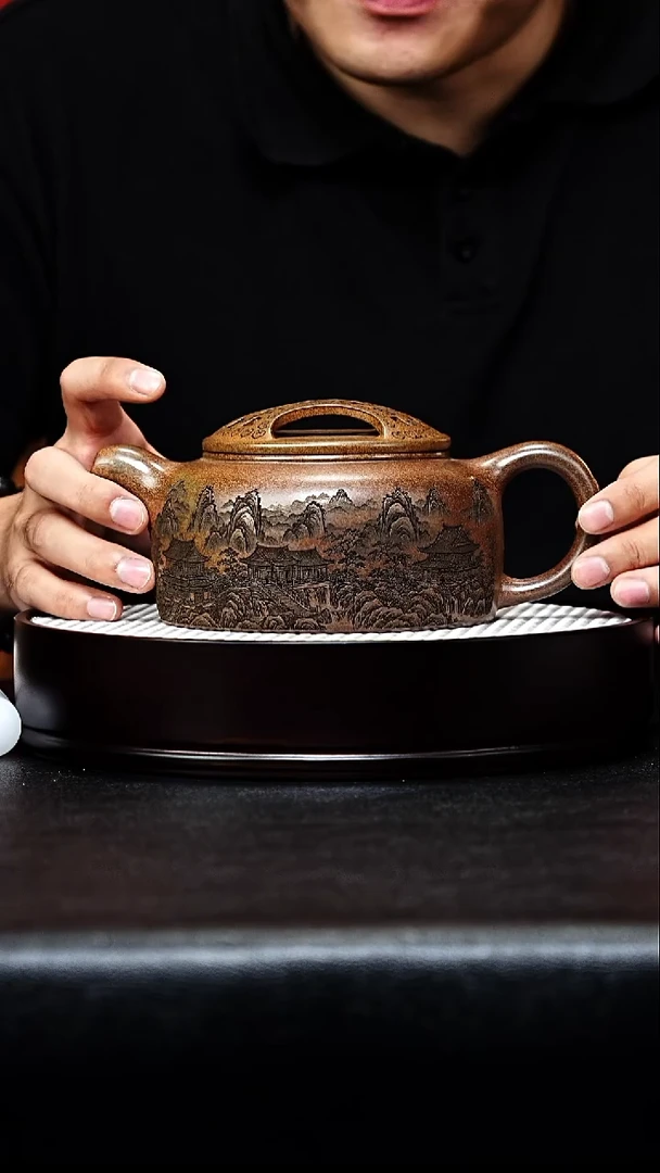 茶壶紫砂牛盖手工紫砂壶