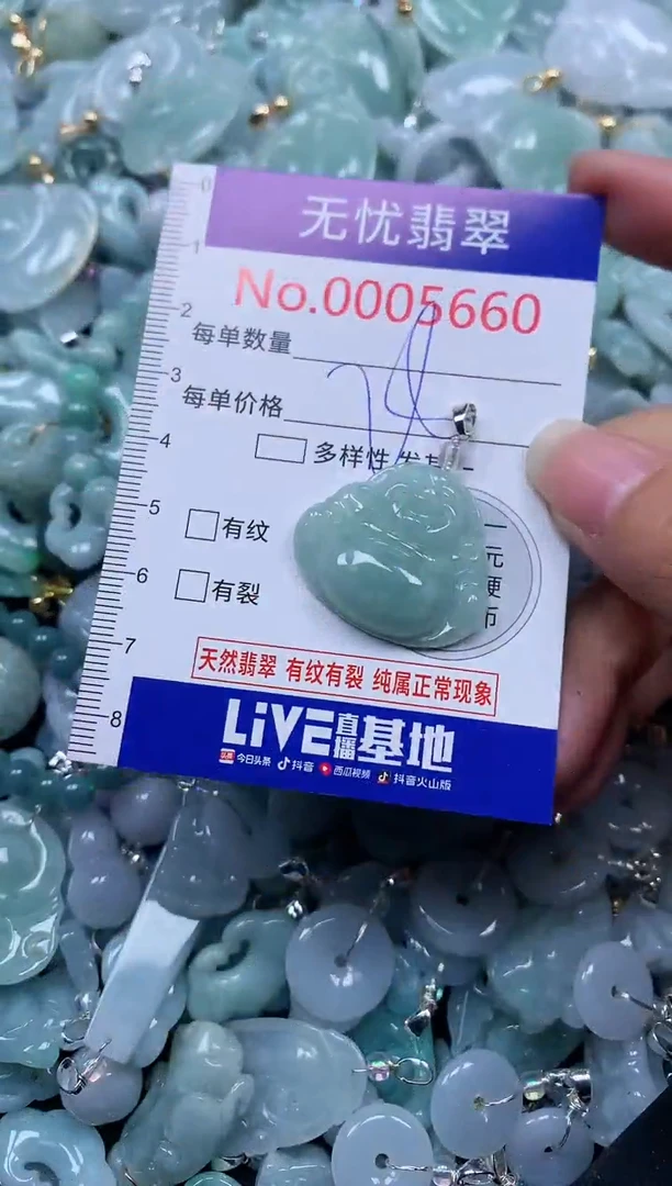 颈饰未镶嵌翡翠5660