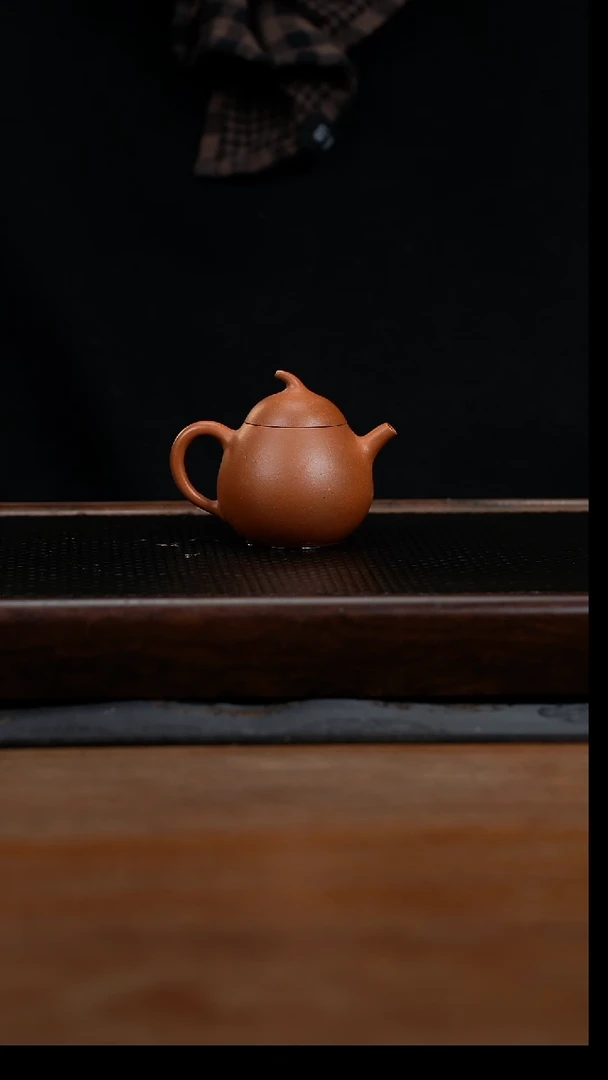 茶壶紫砂100cc黄龙山原矿老段泥茄段1