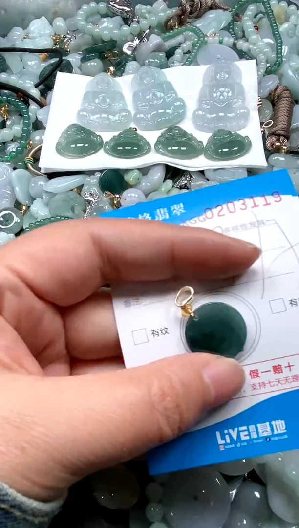 【闪购商品】翡翠颈饰未镶嵌闪购商品0203119