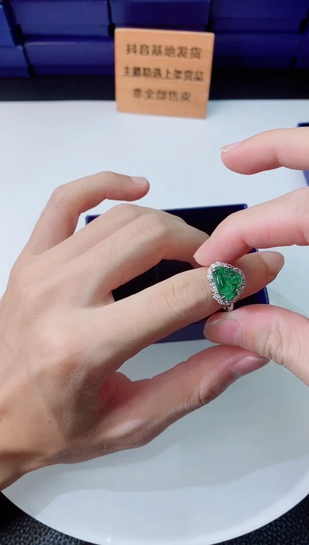 颈饰未镶嵌翡翠   `