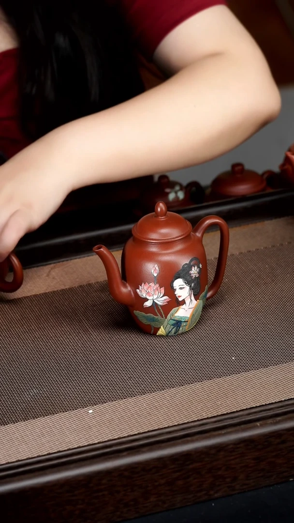 茶壶紫砂随****子宜兴原矿紫砂壶