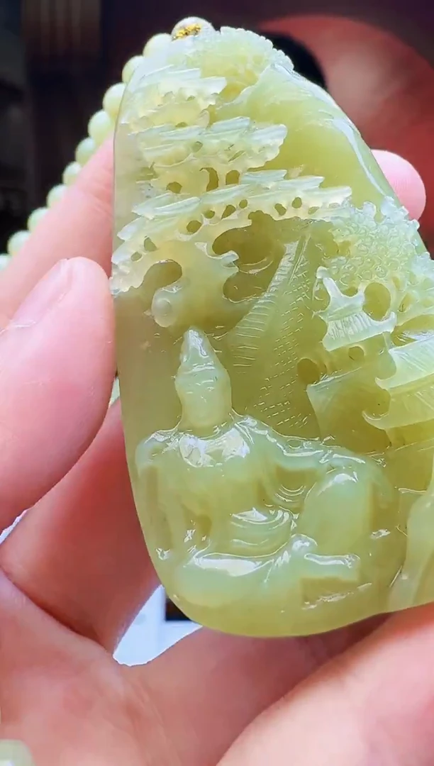 定制和田玉玉雕臻品馆天然和田玉（拍一发一）