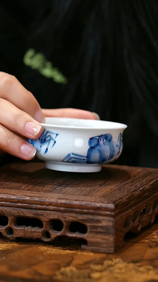 【闪购商品】陶瓷杯子景德镇手工手绘A70