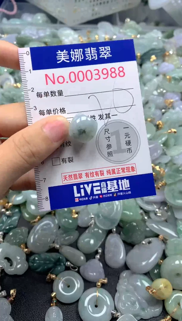 颈饰未镶嵌翡翠3988