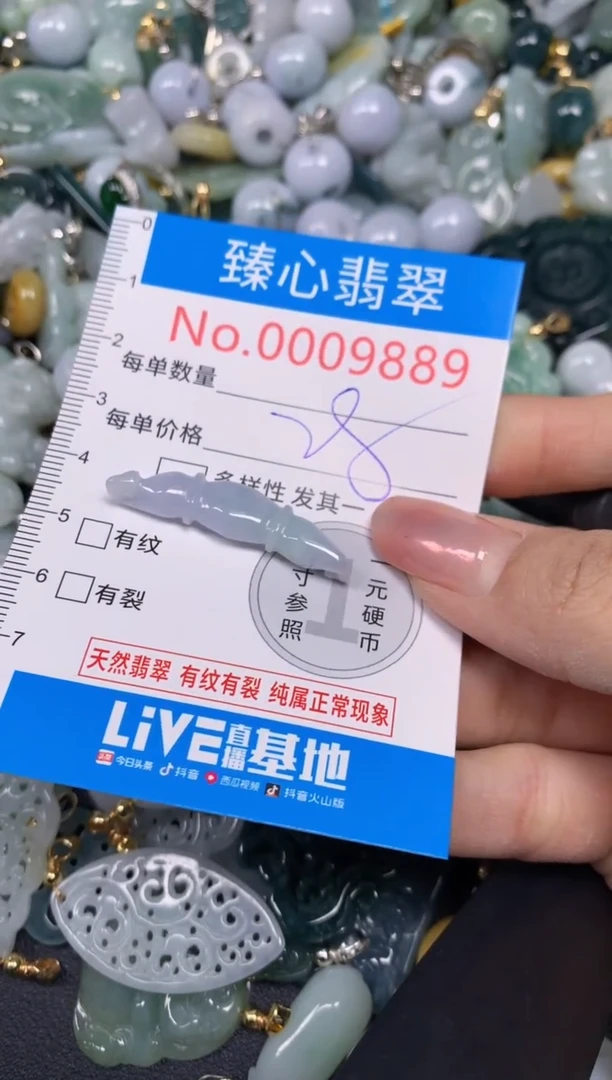 【闪购商品】翡翠颈饰未镶嵌含绳0009889