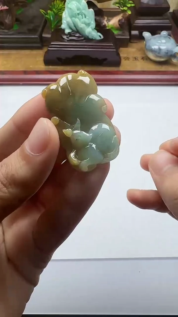 吊坠(不含链)未镶嵌翡翠1