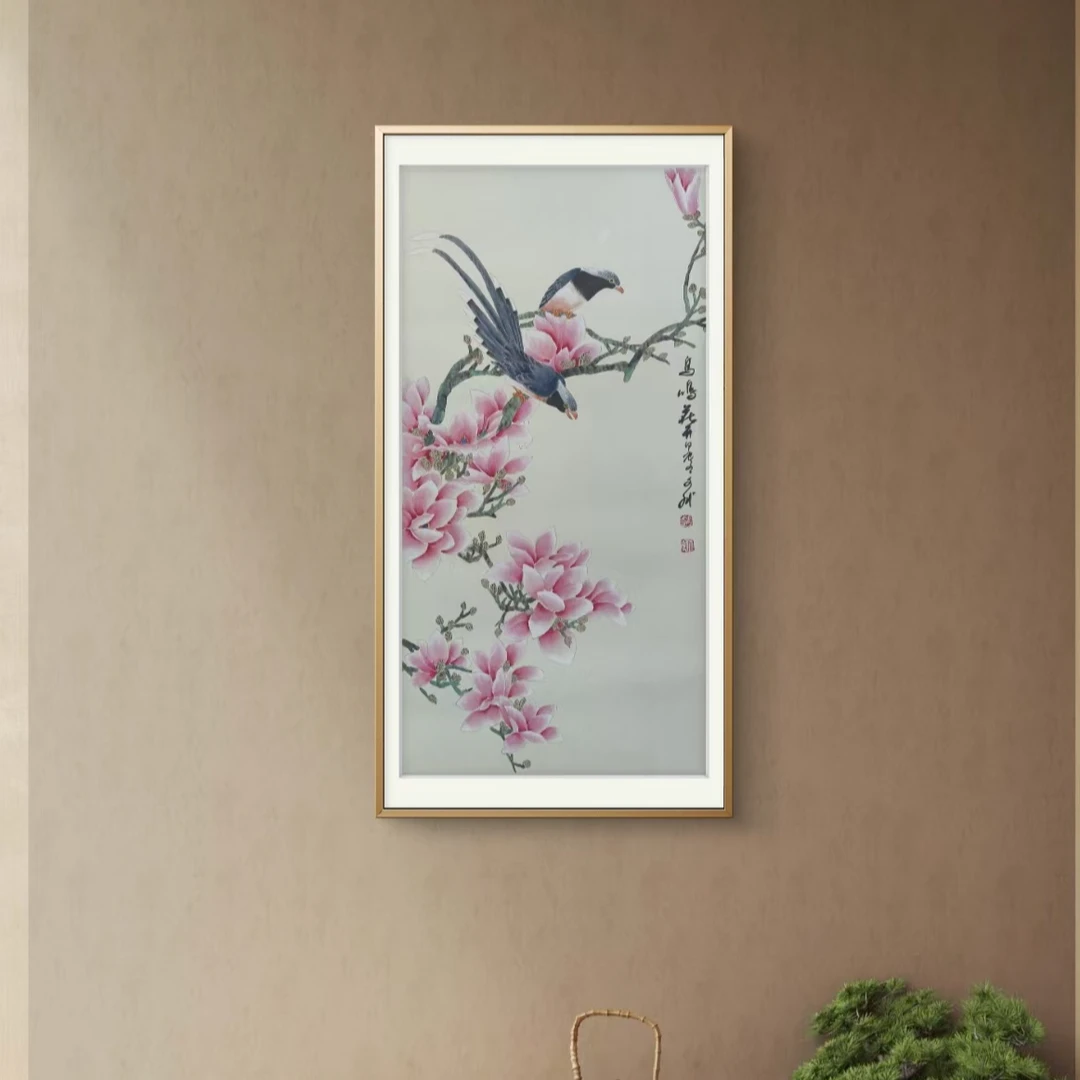 鸟鸣花开   赵文斌   绘画