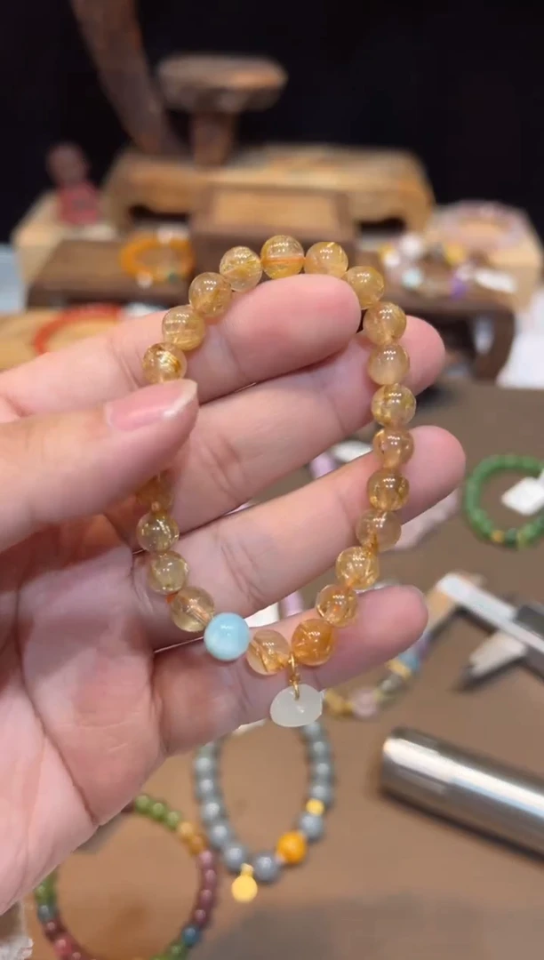 【闪购商品】水晶手链未镶嵌手饰@@E6308