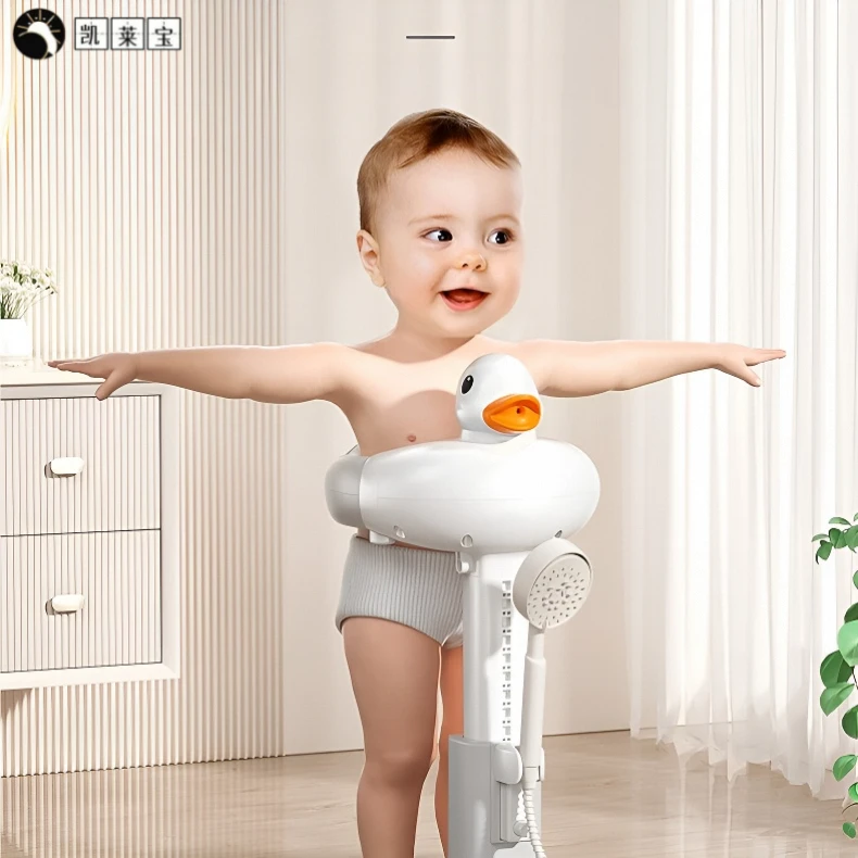 婴幼儿童洗澡宝宝站立洗浴神器沐浴澡盆淋浴台可折叠洗头屁屁神器