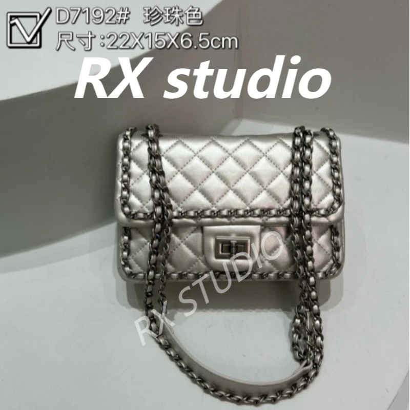 【母亲节礼物】ZT-D7192-珍珠色 轻奢时尚女士新款单肩斜挎包