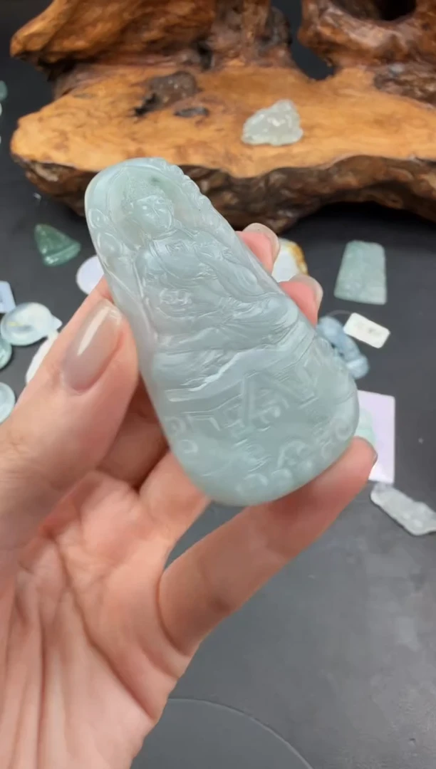 未镶嵌定制翡翠翡翠饰品-177 毛货