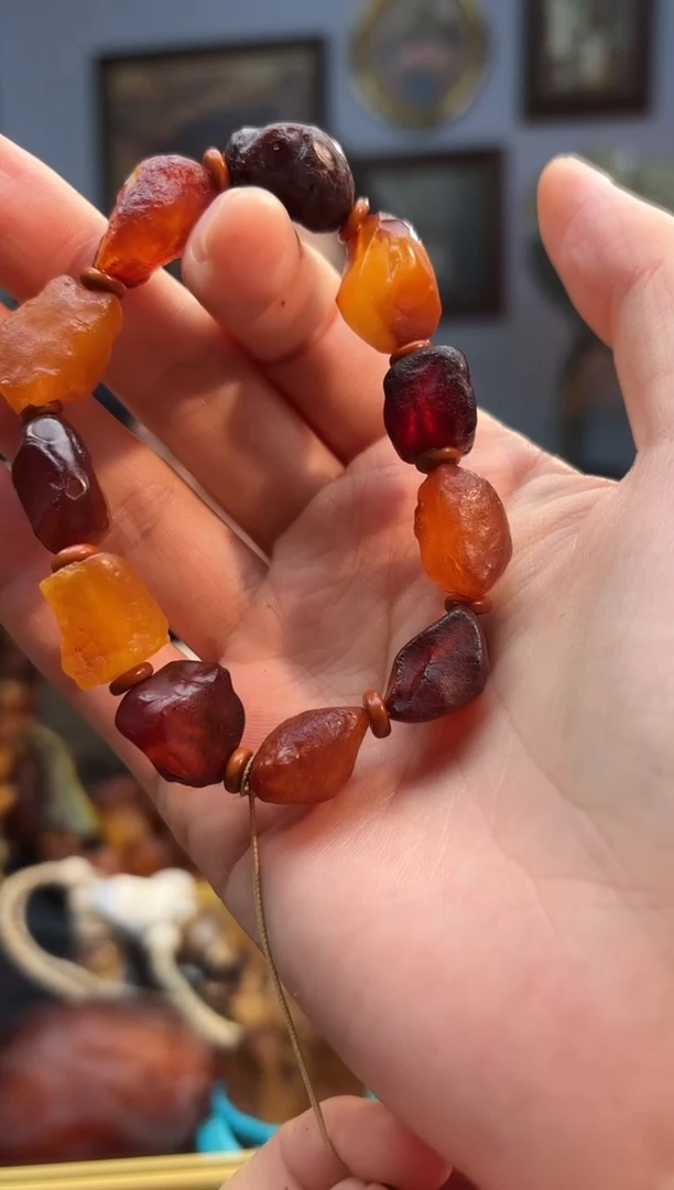 手串琥珀未镶嵌手串